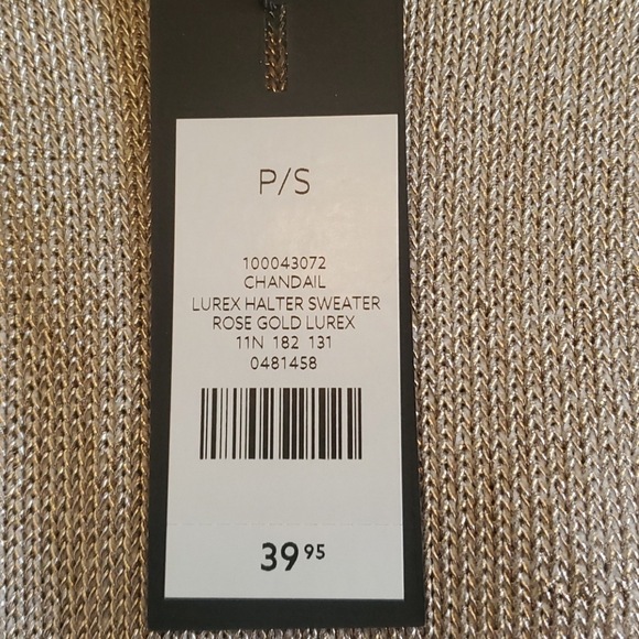 BNWT Rose Gold Top from Dynamite - Picture 4 of 4